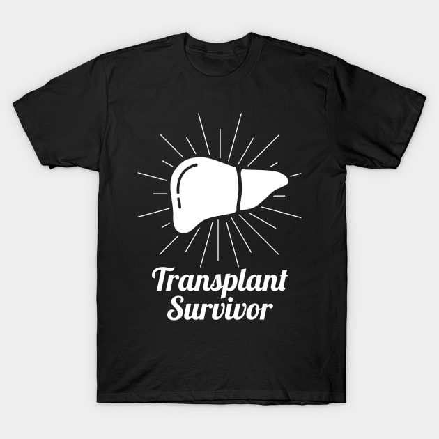 Liver Transplant Survivor T-Shirt by MeatMan
